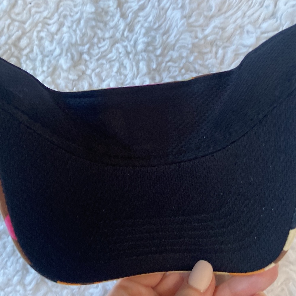 Loudmouth Women's Visor in Brown, Pink, Orange, Cream - Picture 5 of 7